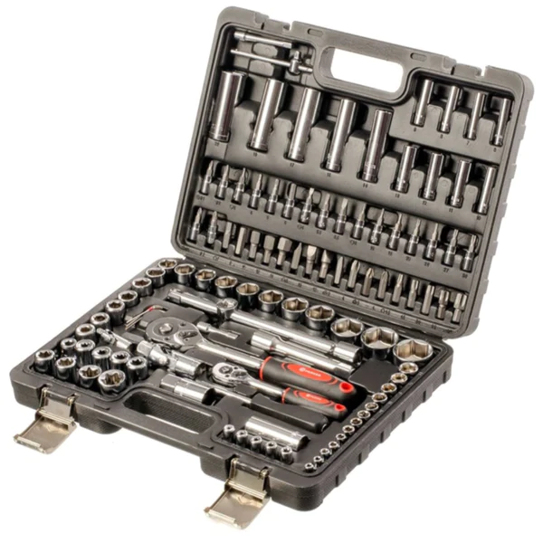 Set Chiavi a Bussola Schwartzmann SCH-108PCS: Qualità Professionale in Acciaio Cromo Vanadium Risparmi €60,10 - immagine 4