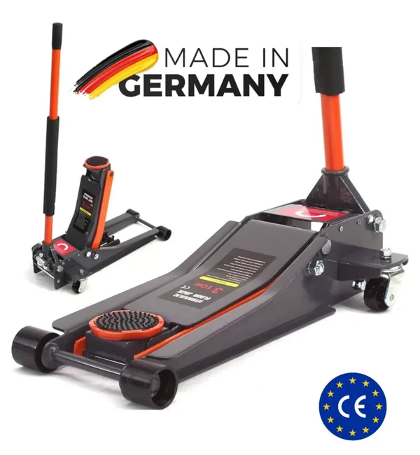 CRIC IDRAULICO A CARRELLO PROFESSIONALE 3T SOLLEVATORE MARTINETTO